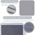2 Pcs Extra Large High Chair Cover Chair Protector Gray Dining Chair Protector Replacement Booster Seat Cover for Baby Toddlers Infants Booster Hi...