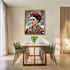Posterizer 1 pcs- Frida Kahlo inspied art in the winter-Famous Figures Art Collection-Floral Botanical Art- Living Room Bedroom Decor- unframed wa...