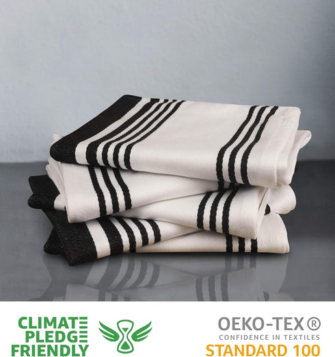 Urban Villa Kitchen Towels 100% Cotton Pack of 3, Highly Absorbent Quick Drying Super Soft Premium Dish Towels for Kitchen with Hanging Loop Hand ...