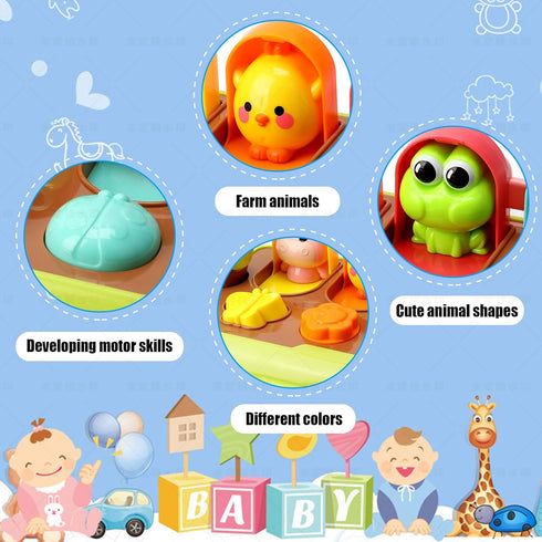 Baby Pop Up toy, Educational Fun with Cute Animals for Toddlers (ZOO)...
