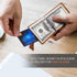 RFID Blocking Bifold Slim Vegan Leather Minimalist Front Pocket Wallets for Men Money Clip...