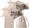 erduoduo Pack of 50 Small Burlap Bags With Drawstring,3x4inch Gift Little Burlap Drawstring Bags,Reusable Small Sachet Bags,Tea Bag...