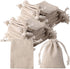 erduoduo Pack of 50 Small Burlap Bags With Drawstring,3x4inch Gift Little Burlap Drawstring Bags,Reusable Small Sachet Bags,Tea Bag...