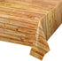 PHOGARY 3PCS Wood Grain Tablecover Wood Print Tablecloth, Rectangular Table Covers for Rustic Wedding Baby Shower Dcoration, Disposable Plastic Re...