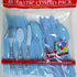 Party Dimensions, Light Blue 48 Count Cutlery Combo, 16 Servings...