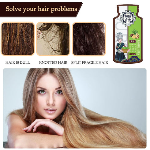 2 Box Ginger Plant Extract Anti-Hair Loss Hair Shampoo, Ginger Shampoo for Hair Growth Oil Control Hair Care Plant Shampoo for Women Men. (400g)...