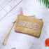 Bride Straw Clutch Purse Pearl Rhinestone Wedding Straw Handbag Women's Bohemian Wristlet Purse for Honeymoon Bridal...