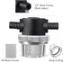 1/2 Inches Water Pump Strainer, Compatible with 3/8 Inches Hose Barb in-Line Strainer Twist-On Pipe Sprayer Filter for Water Pump 12V Direct Curre...