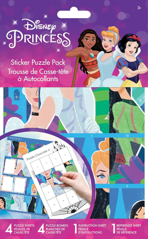 DISNEY PRINCESS - STICKER PUZZLE PACK Sticker Puzzle Pack...
