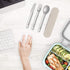 Bentgo® Stainless Travel Utensil Set - Reusable 3-Piece Silverware Set with Carrying Case, High-Grade Premium Steel, BPA-Free Case, Eco-Friendly -...