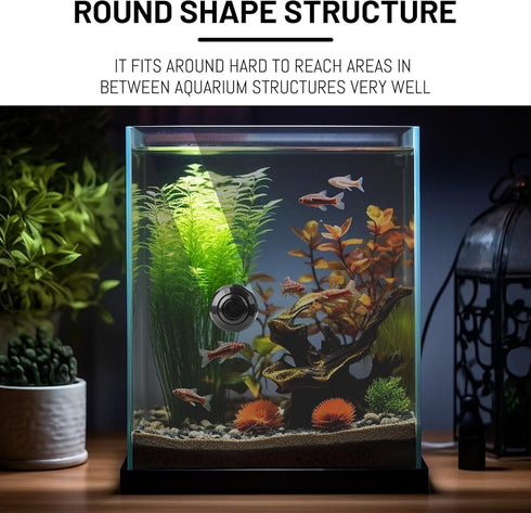Magnetic Fish Tank Cleaner, Mini Algae Scraper for Glass Aquariums, Fish Aquarium Accessories...