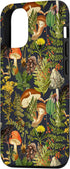 iPhone 12/12 Pro Mushroom woodland scene elderberries fungi nature shrooms Case...
