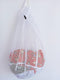 Small Commercial Mesh Laundry Bag with Handle and Drawstring for Dormitory, Travelling, College,Apartment, Camping, RV, Machine Washable, Hanging ...