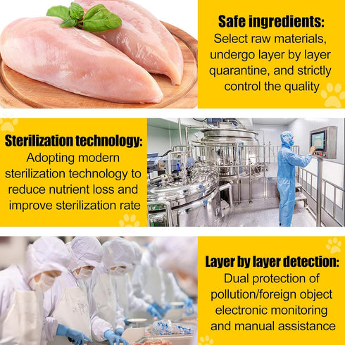 Chicken Jerky Strips Dog Treats, Low Fat, w/Taurine Training Treats for Small Medium and Large Dogs, 11.6 oz...