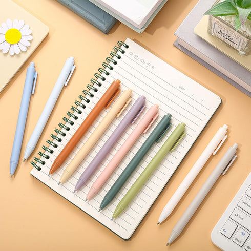 30 Pcs Bible Aesthetic Quick Dry Ink Pens Retractable Ballpoint Pens Fine Point Cute Pens Smooth Writing Pens Black Ink Pens 0.5 mm Gel Ink Pens f...