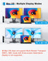 HDMI Dual Monitor Adapter, Gmeaou USB C to Dual HDMI Adapter 4K, Dual HDMI Adapter for 2 Monitors, Dual Monitor Adapter, HDMI Splitter for Dual Mo...