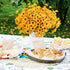 Uieke 6 Bundles Sunflowers Artificial Flowers Daisy Mums Fake Flowers Outdoor UV Resistant No Fade Fall Flowers 24 Stems Greenery Shrubs Indoor Ou...