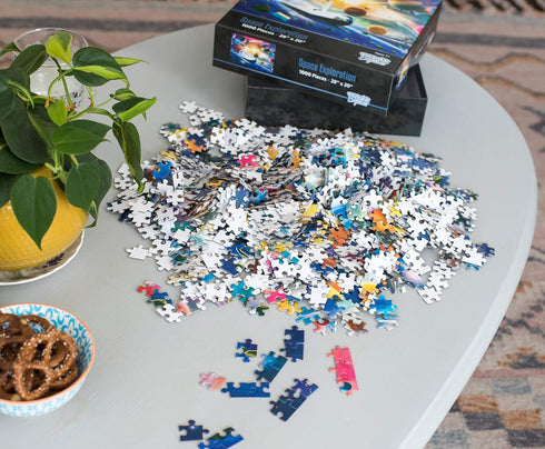 Space Exploration Galaxy Puzzle for Adults and Kids | Difficult 1000 Piece Jigsaw Puzzle Toy | Brain Teaser Challenge for Game Night | Fun Quarant...