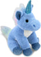 DolliBu Plush Blue Unicorn Stuffed Animal - Soft Huggable Unicorn, Adorable Playtime Unicorn Plush Toy, Cute Fantasy Cuddle Gifts for Kids and Adu...