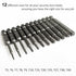Torx Screwdriver Bit Set, PTSLKHN S2 Steel Magnetic Security Tamper Proof Star 6 Point Screw Driver Kit Tools, 12PCS 1/4" Hex Shank T5-T40 50mm Le...