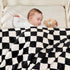 Checkered Baby Blanket Fleece Baby Blankets for Boys Girls, Ultra Soft Cozy Fluffy Infant Toddler Newborn Receiving Blankets for Crib Stroller, 30...