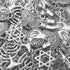 KitBeads 100pcs 10 Styles Jewish Charms Tibetan Jewish Hand of Fatima Religion Charms San Judas Star of David Jewish Star Charms for Jewelry Makin...