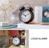 Loud Alarm for Deep Sleepers 4'' Retro Twin Bell Alarm Clock with Backlight for Bedroom and Home Decoration(Retro Black)...