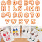 Puocaon Uppercase Letter Clay Cutters - 26 Letters Clay Cutters for Polymer Clay Jewelry Making, Basic Letter Polymer Clay Cutters for Jewelry, 3D...