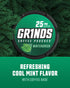 Grinds Coffee Pouches | Tobacco Free, Nicotine Free Healthy Alternative | 3 Cans of Wintergreen | 18 Pouches Per Can | 1 Pouch eq. 1/4 Cup of Coff...