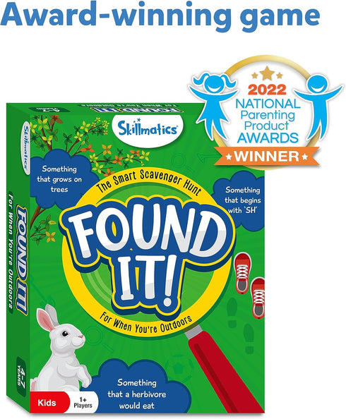 Skillmatics Card Game - Found It Outdoor, Scavenger Hunt for Kids, Boys, Girls, & Families Who Love Board Games Educational Toys, Gifts Ages 4, 5,...
