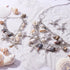 PH PandaHall 3 IN 1 Fashion Sea Shell Starfish Faux Pearl Collar Bib Statement Chunky Mermaid Tail Necklace Bracelet and Earrings Mermaid Costume ...