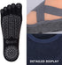 Ozaiic Yoga Socks for Women with Grips, Non-Slip Five Toe Socks for Pilates, Barre, Ballet, Fitness...