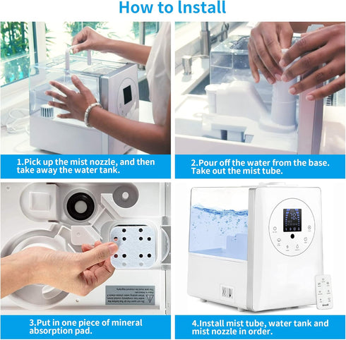 LV600HH LV600S Humidifiers Replacement Descaling Pad 10 Pack Mineral Absorption Pad Compatible for LEVOIT...