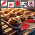 Mxmll 4pk 7 Inch Round Heat Resistant Silicone Trivets Fot Hot Dishes Protect Table Counter Top from Hot Pots and Pans with This Sleek and Stylish...