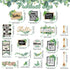 26 Pieces Eucalyptus Classroom Bulletin Board Set Classroom Positive Sayings Accents Inspirational Cutouts Motivational Gallery Signs for Back to ...
