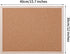 Aodaer Pack of 2 Cork Board Bulletin Board Notice Pin Board Square Pin Board Wall Mounted Cork Board for Office Home and School, 15.7 x 12 Inches,...