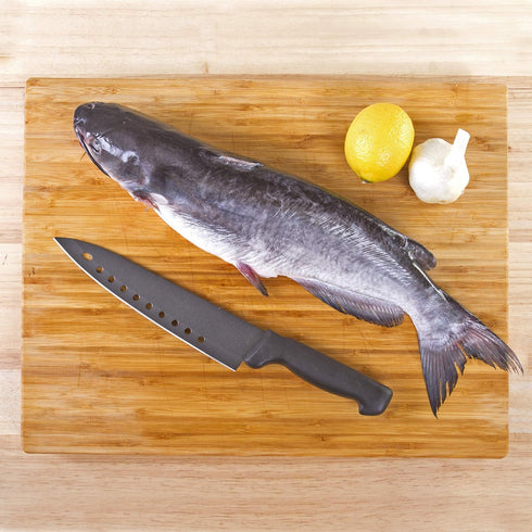 Kitchen + Home Non Stick Sushi Knife - The Original 8 inch Stainless Steel Non Stick Multipurpose Chef Knife...
