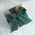 MEEDEE Dark Green Chiffon Ribbon 2 Inch Frayed Ribbon Fringe Chiffon Ribbon Green Chiffon Ribbon for Crafts Silk Chiffon Ribbon for Gift Wrapping ...