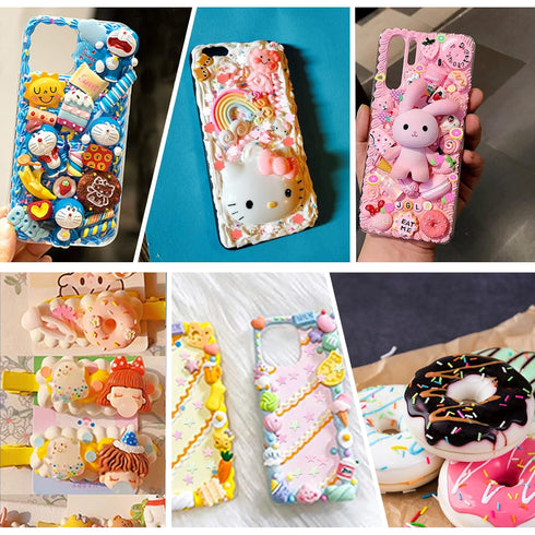 100G Polymer Clay Slices Fake Sprinkles Resin Sprinkles Fake Candy Sprinkles Clay Sprinkles Nail Art Slices Polymer Sprinkles for Nail Art DIY Cra...