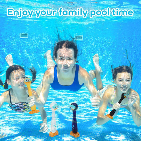 SASBSC Diving Sticks Pool Diving Toys for Kids Ages 4-8 Swimming Pool Toys for Kids Ages 8-12 Summer Outdoor Water Toys for Kids Adults Underwater...