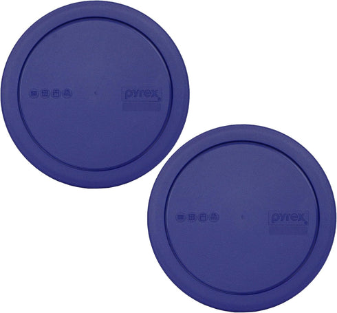 Pyrex 322-PC Blue Round Plastic Mixing Bowl Lid (Will NOT fit Pyrex 7201 Glass Dish), Made in the USA...