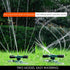 Linkidea Garden Hose Nozzle, Automatic 360 Degree Rotating Lawn Sprinkler, Yard Sprinkler System, Oscillating Sprinkler Watering Sprayer Easy Hose...