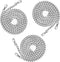 Supkiir Purse Chain Strap, 3Pcs Luxury Fashion 47 Inche Replacement Flat Metal Chain with Buckles Set for DIY Shoulder Cross Body Bag Handbag Purs...