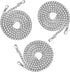 Supkiir Purse Chain Strap, 3Pcs Luxury Fashion 47 Inche Replacement Flat Metal Chain with Buckles Set for DIY Shoulder Cross Body Bag Handbag Purs...