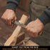 BeaverCraft Draw Knife DK1-4,3" Straight Shave Wood Carving Tools Woodworking Hand Tool Wood Carving Draw Knife...