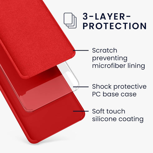 kwmobile Case Compatible with Samsung Galaxy S9 Case - TPU Silicone Phone Cover with Soft Finish - Classic Red...