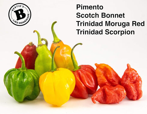 Bertie's Trinidad Pimento Sauce (10 Oz./300ml) | Adds Wonderful Flavour and Aroma Without The Heat to Dish | Perfect To Season Meats And Vegetable...