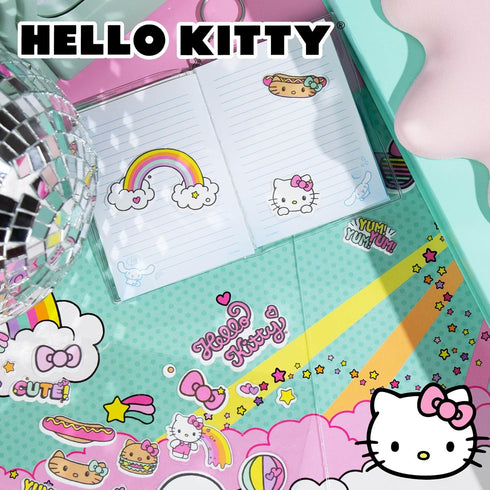Hello Kitty Puffy Sticker Playset, Includes Over 50 Hello Kitty Reusable Book Stickers, Sanrio Sticker Book, Reusable Sticker Book, Hello Kitty To...