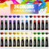 Acrylic Paint Set,39 PCS Artist Painting Supplies with 24 Rich Pigment Color,12 Brushes,Palette,Paint Art Knife & Sponge,Art Craft Paints for Kids...