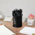 Mr. Pen- Retractable Gel Pens, 10 Pack, Black Ink Gel Pens, Black Barrels, Fast Dry, Gel Pens Fine Point 0.5 mm, Retractable Pens, Cute Pens, Gel ...